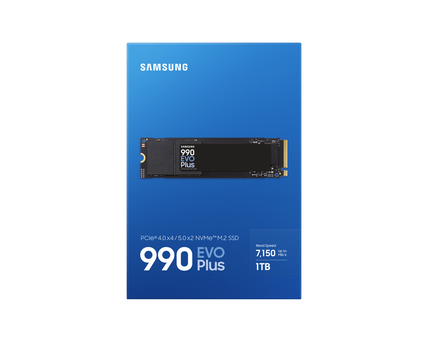 SSD SAMSUNG 990 EVO PLUS 1TB NVME GEN4x4 (R7150/W6300)