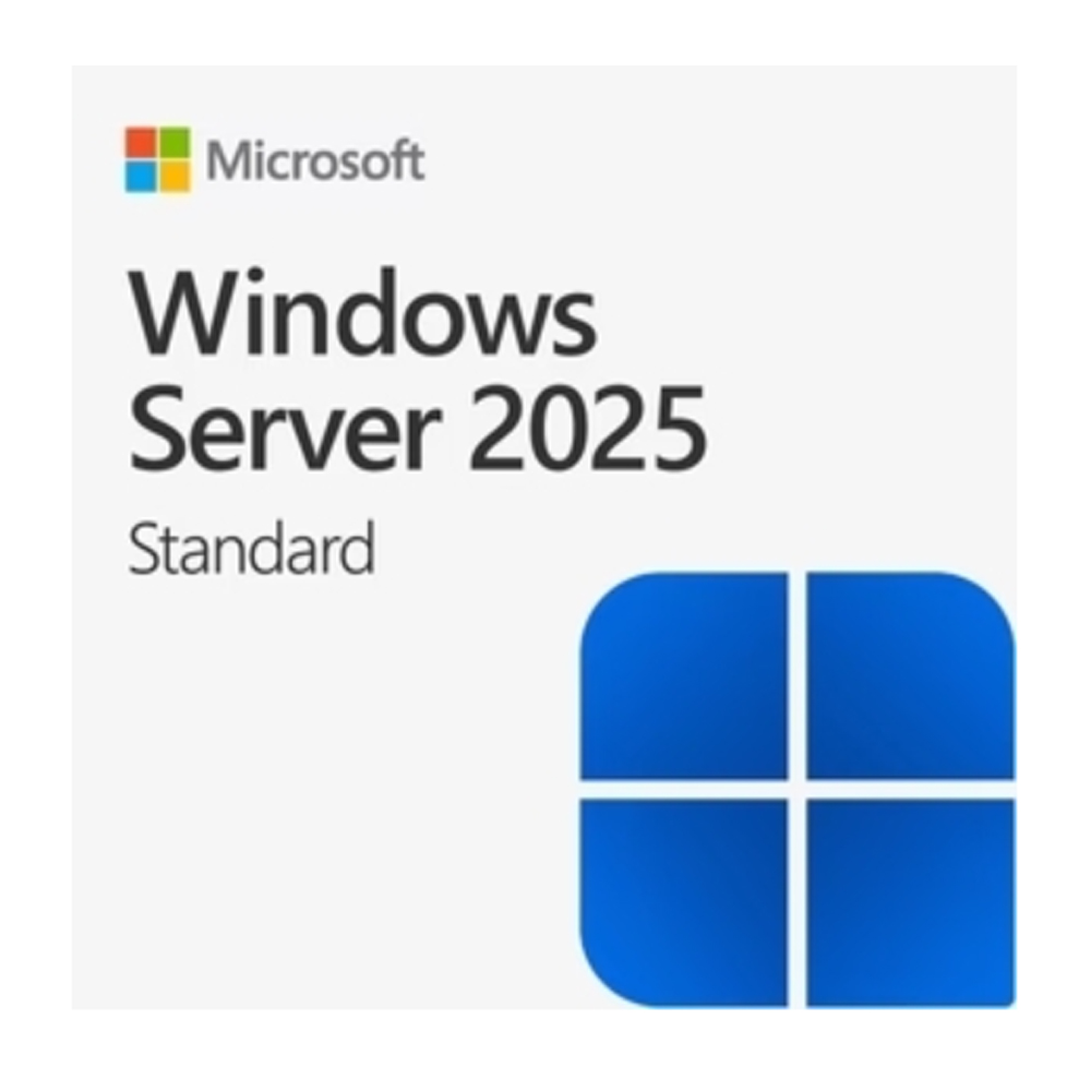 Windows Svr Std 2025 64Bit English 1pk DSP OEI DVD 16 Core