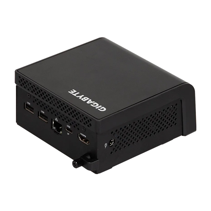 Mini PC Brix GIGABYTE BRIX (GB-BTIP-N250) (N250 | 1xD5-4800 | 1xNVMe | 1x Sata | 1xHDMI | WF BT | 1xLAN VESA | nOS ĐEN) | 6BXTWN2HWMR