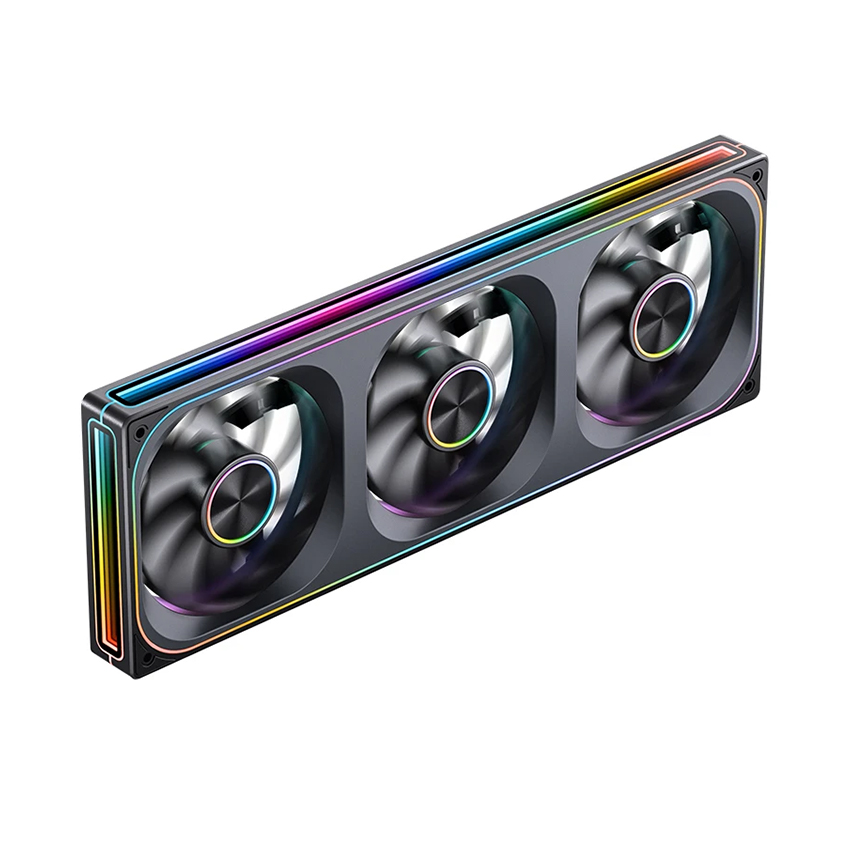 Fan case JONSBO ZA-360B BLACK LED ARGB (FAN xuôi)