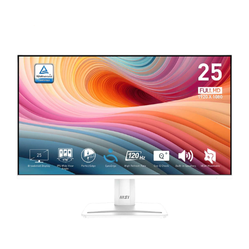 Màn hình MSI PRO MP251W E2 (24.5 inch/FHD/IPS/120Hz/1ms/Loa/Trắng)