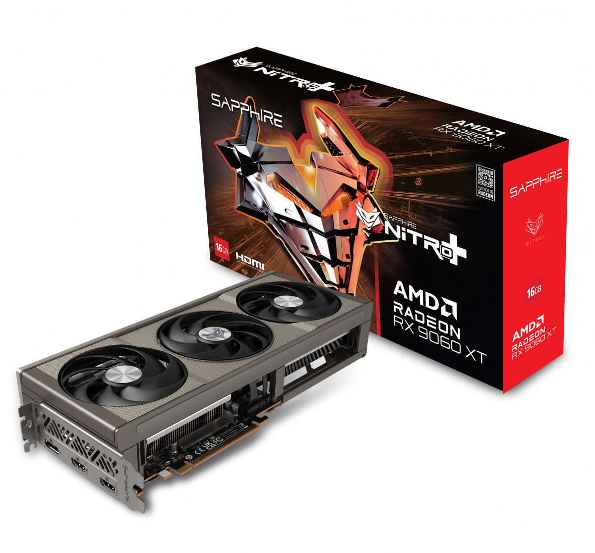 VGA SAPPHIRE NITRO+ AMD Radeon RX 9060 XT GAMING OC 16GB