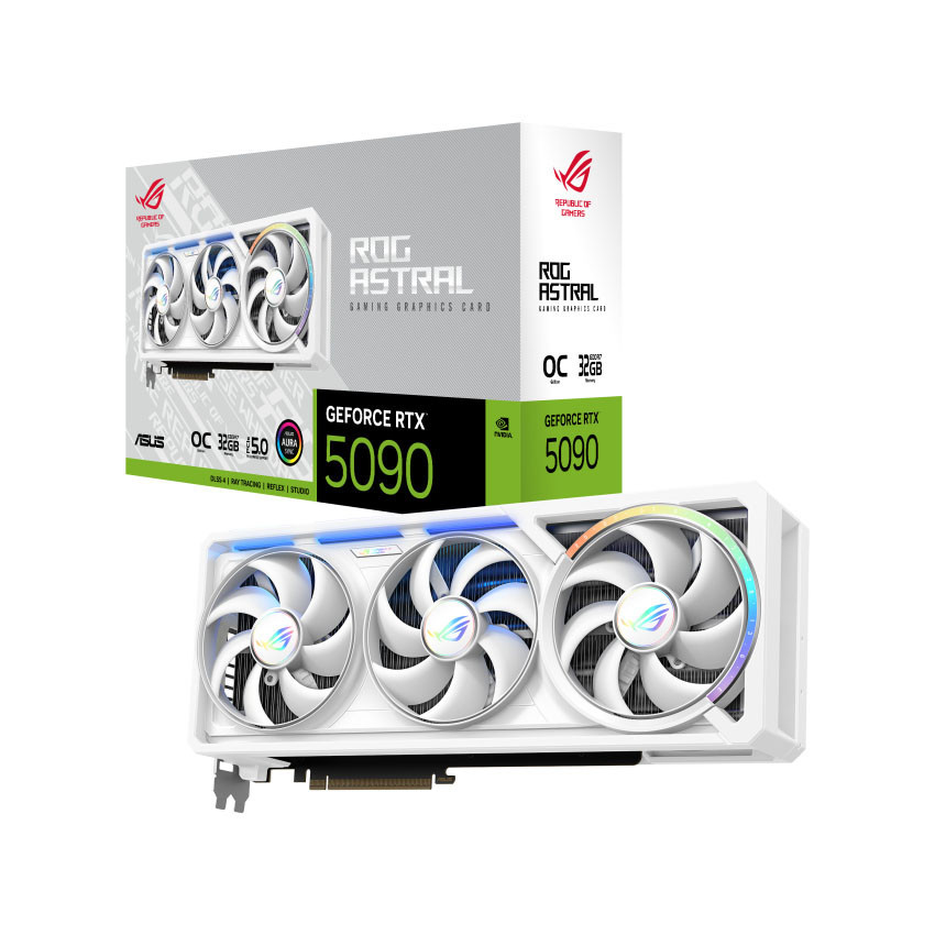 VGA ASUS ROG ASTRAL RTX 5090 32GB GAMING WHITE OC