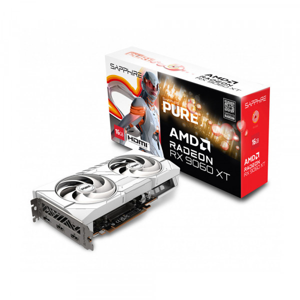 VGA Sapphire Pure AMD Radeon RX 9060 XT GAMING OC 16GB
