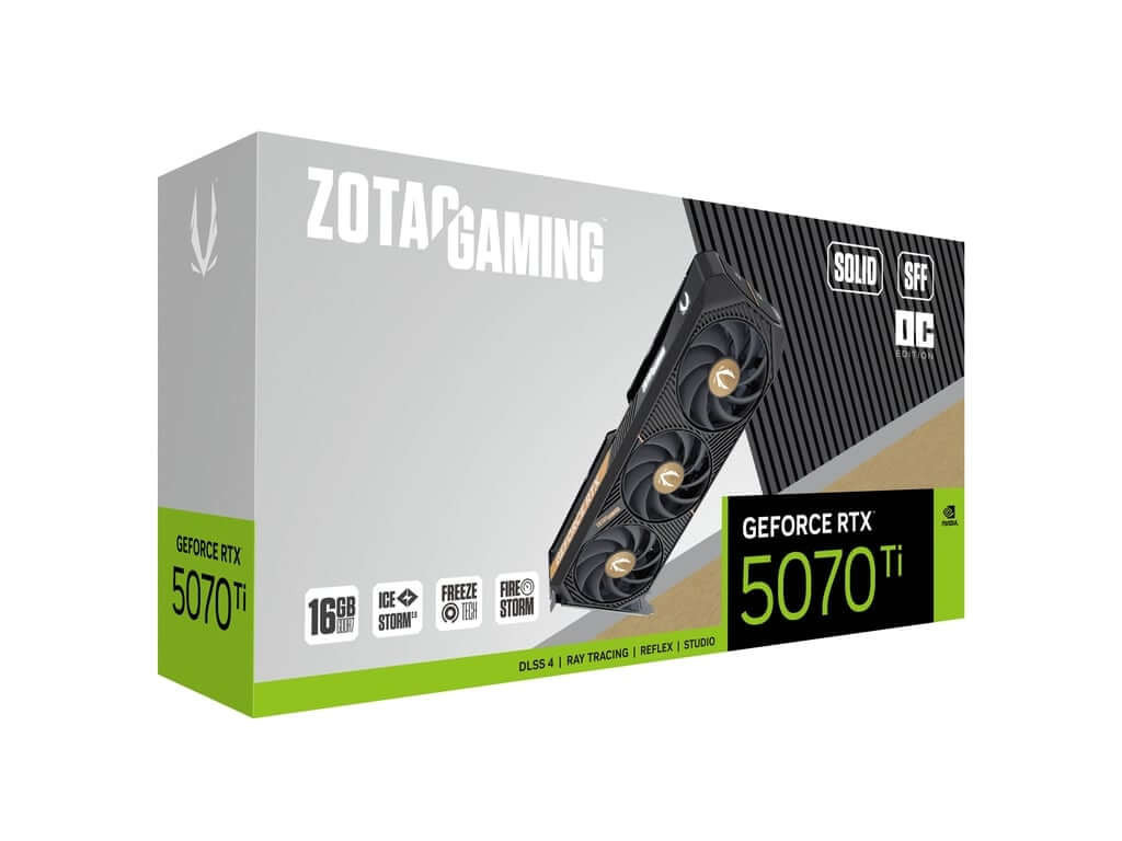 ZOTAC GAMING GEFORCE RTX 5070 Ti SOLID SFF OC 16GB GDDR7