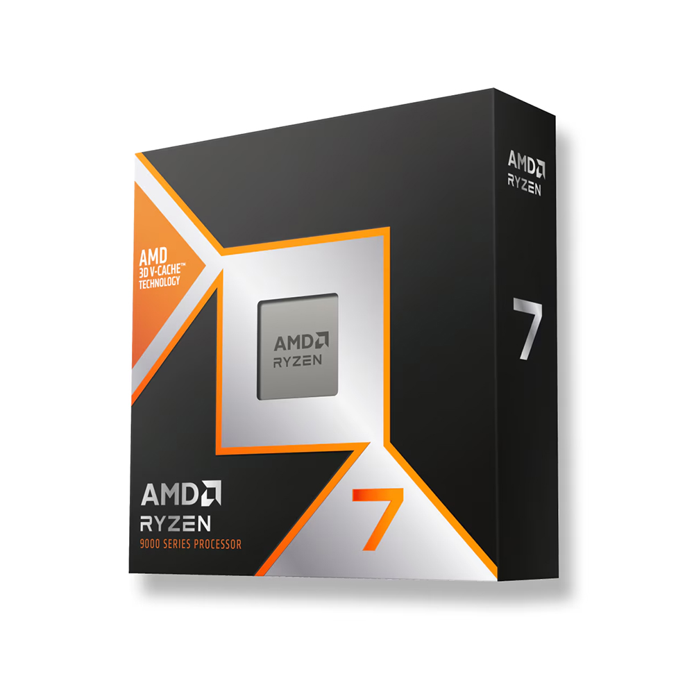 CPU AMD Ryzen 7 9850X3D (AMD AM5 – 8 Core – 16 Thread – Base 4.7Ghz – Turbo 5.6Ghz – Cache 104MB)