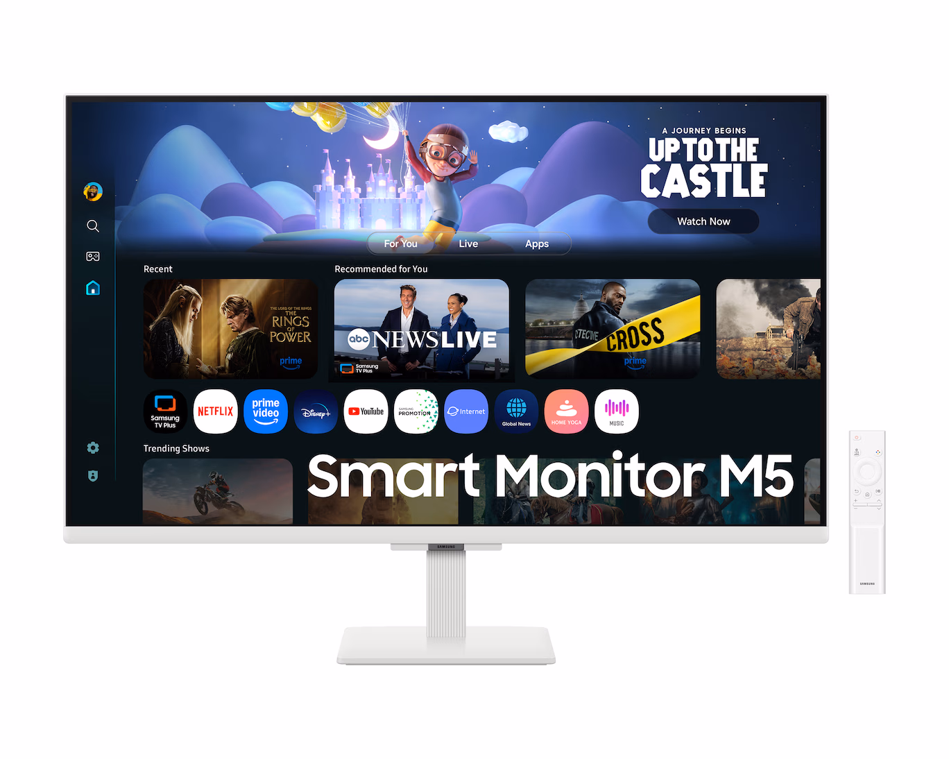 Màn hình SAMSUNG M5 M50F FHD LS32FM501EEXXV (32″/1920×1080@60Hz/3000:1/4ms/HDMI/VA/Trắng)