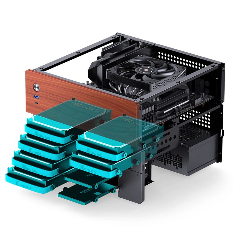 Case NAS Jonsbo N4 Black