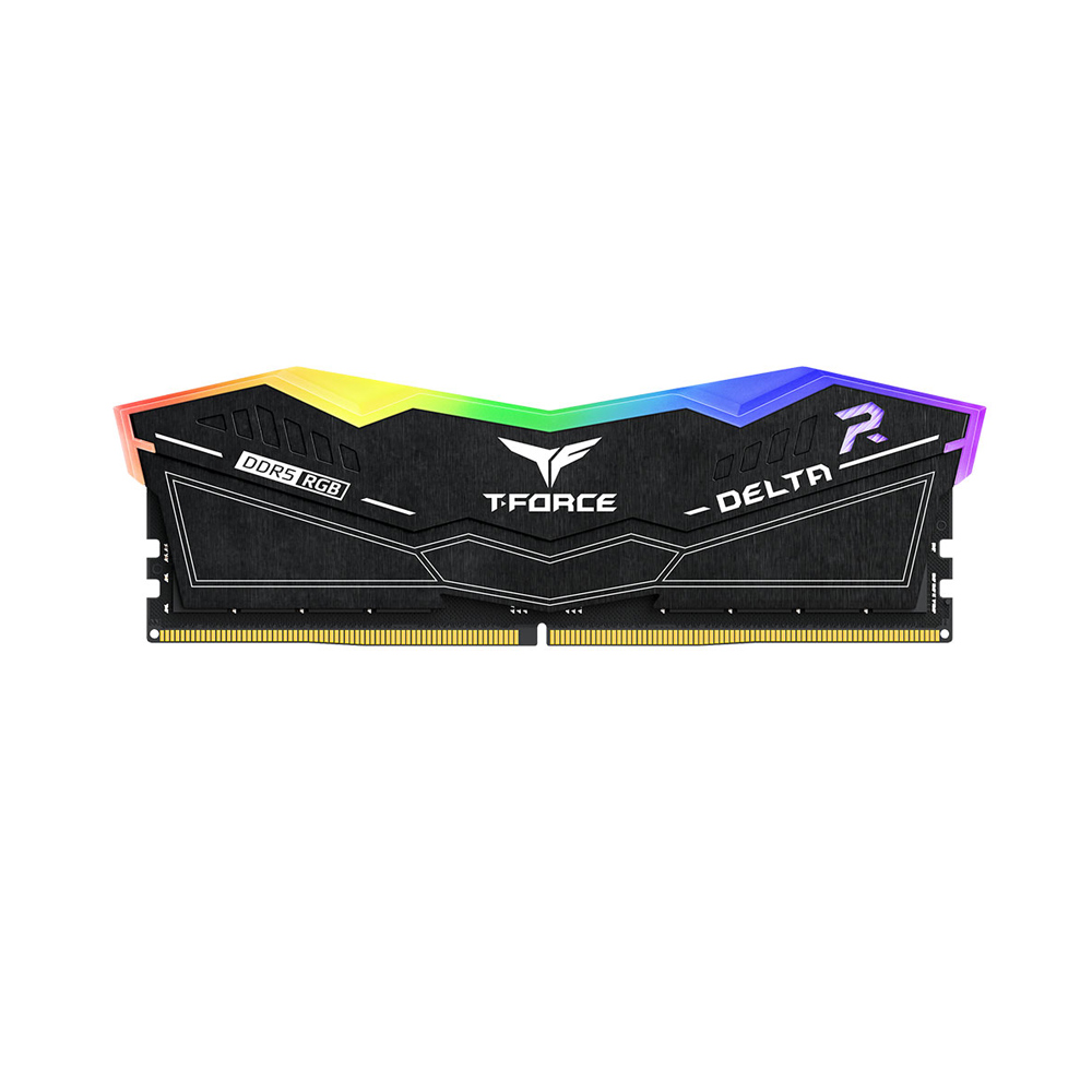 RAM TEAMGROUP T-FORCE DELTA RGB 16GB DDR5 6000MHz BLACK (FFD516G6000HC38J01)