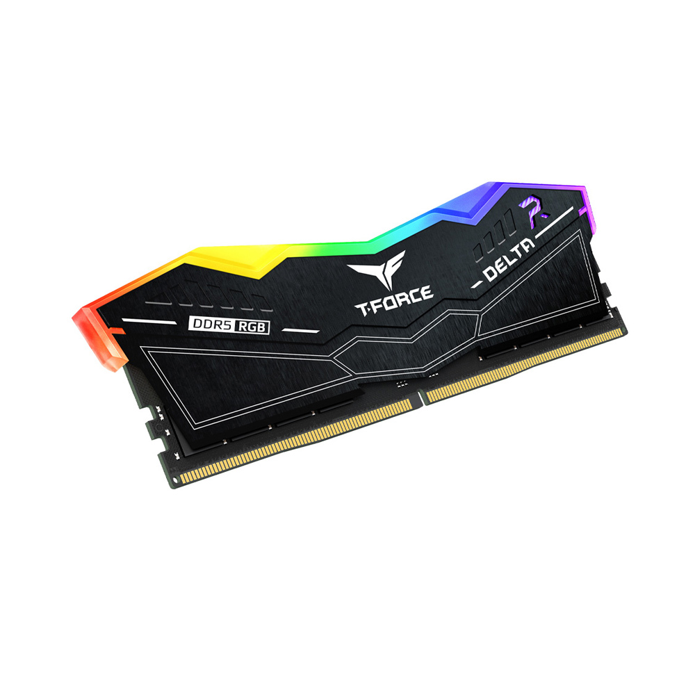 RAM TEAMGROUP T-FORCE DELTA RGB 16GB DDR5 6000MHz BLACK (FFD516G6000HC38J01)