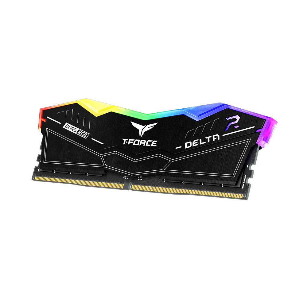 RAM TEAMGROUP T-FORCE DELTA RGB 16GB DDR5 6000MHz BLACK (FFD516G6000HC38J01)