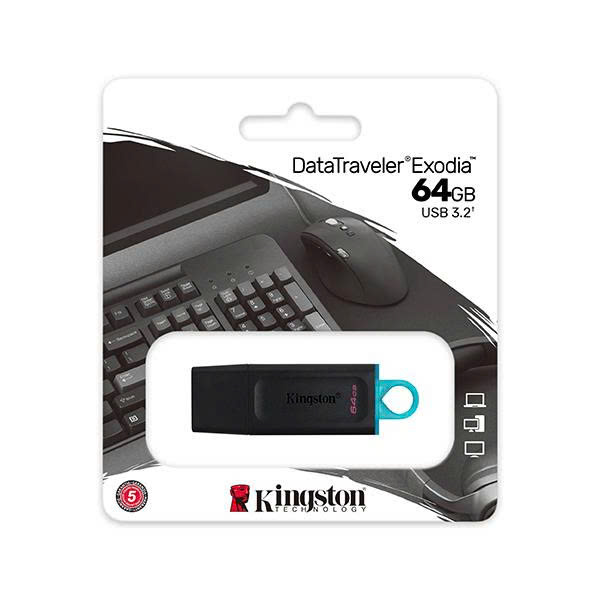 USB 3.2 Kingston DataTraveler Exodia DTX 64GB