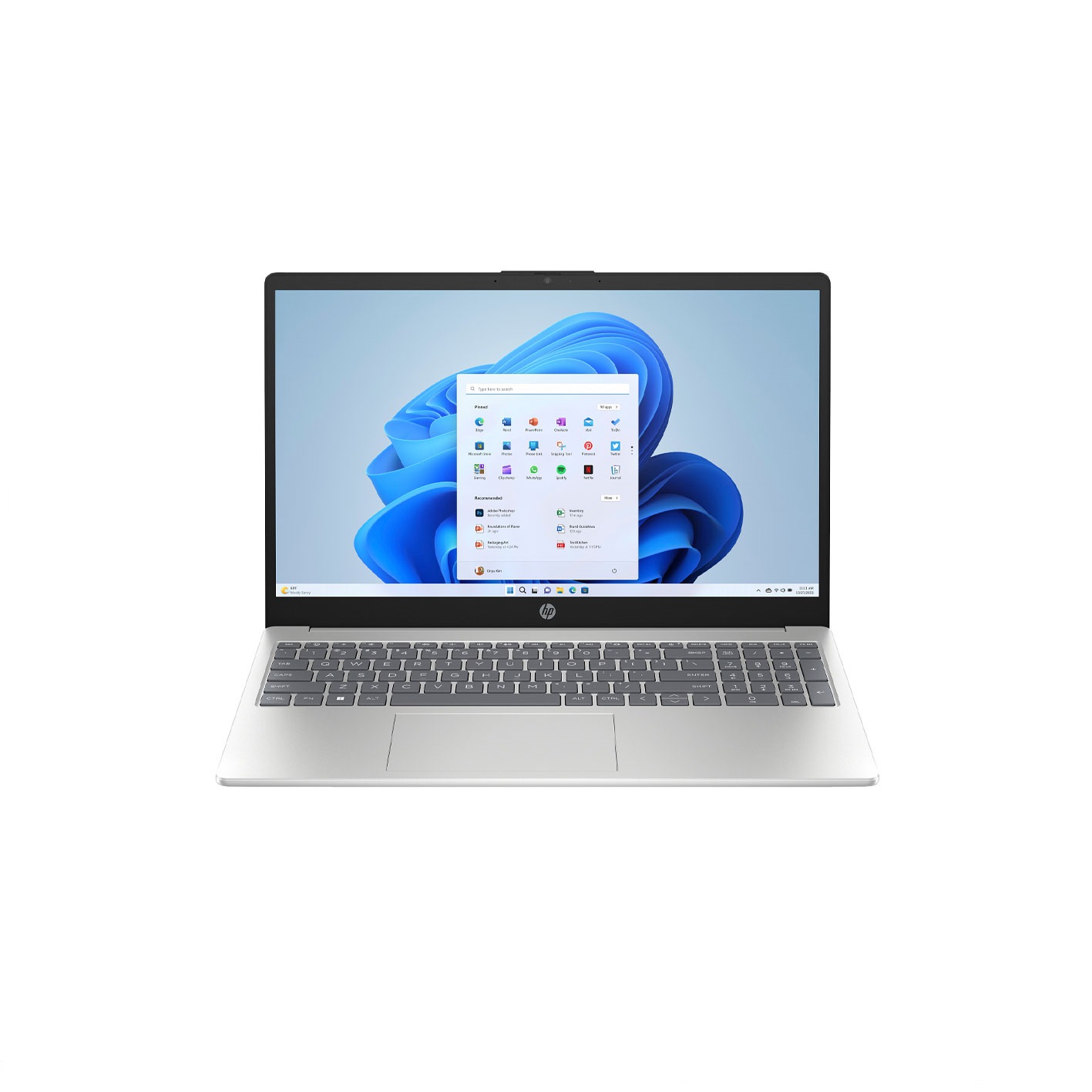 Laptop HP 15 -fd0133wm (Core i3-1315/ SSD 256GB/ RAM 8GB/ 15.6 FHD/ Win 11/ Natural Silver/ NK)