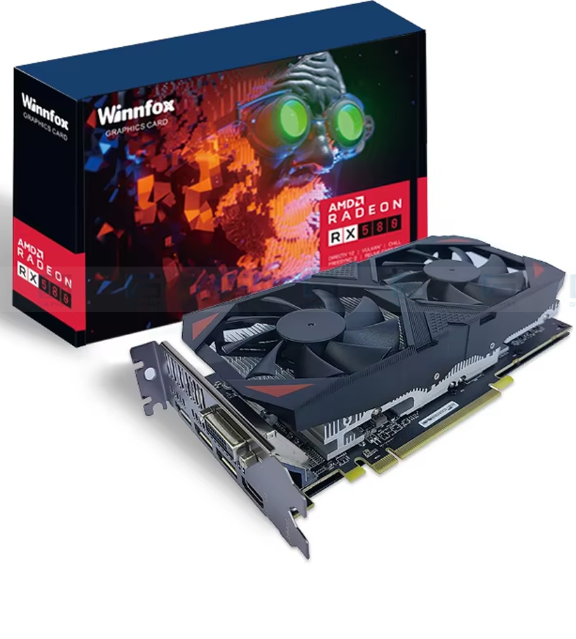 VGA Winnfox AMD RX580 8GB ĐEN