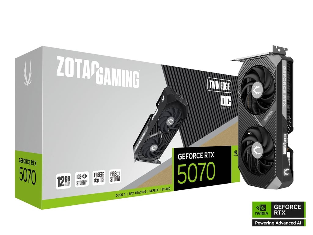 VGA Zotac Gaming GeForce RTX 5070 Twin Edge OC 12GB
