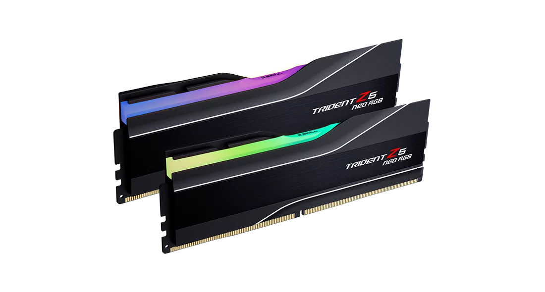 Ram PC G.SKILL Trident Z5 Neo RGB 64GB 6000MHz DDR5 (32GBx2) (F5-6000J3636F32GX2-TZ5NR)