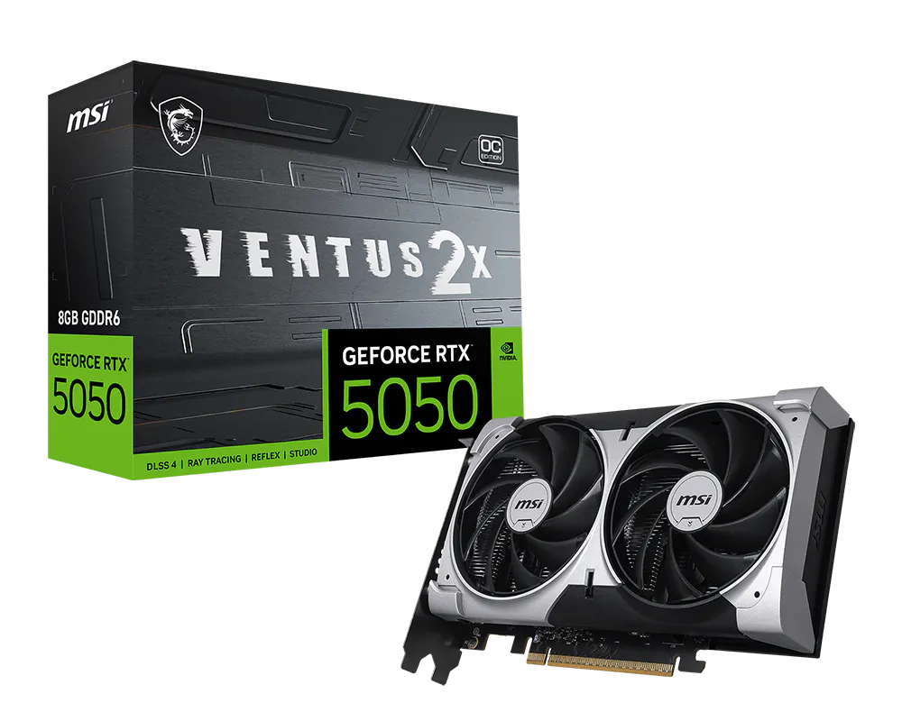 VGA MSI RTX 5050 VENTUS 2X 8G OC