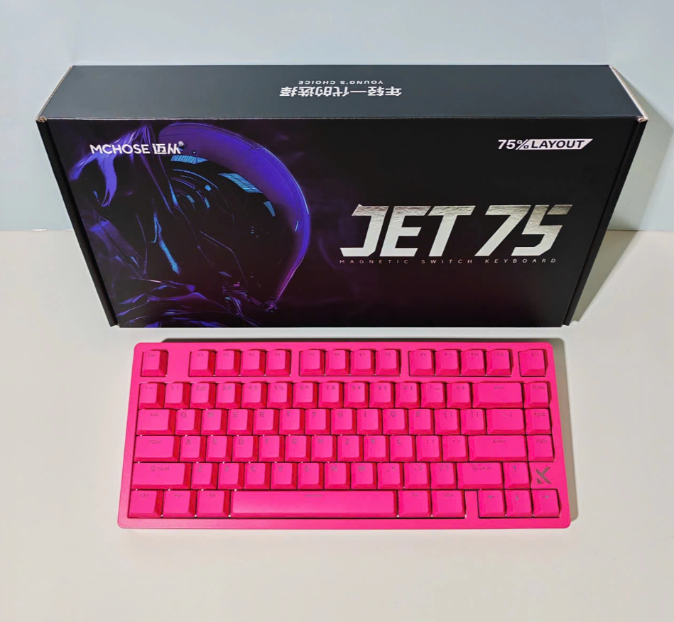 Bàn phím Kailh God Mchose Jet75 – Pink