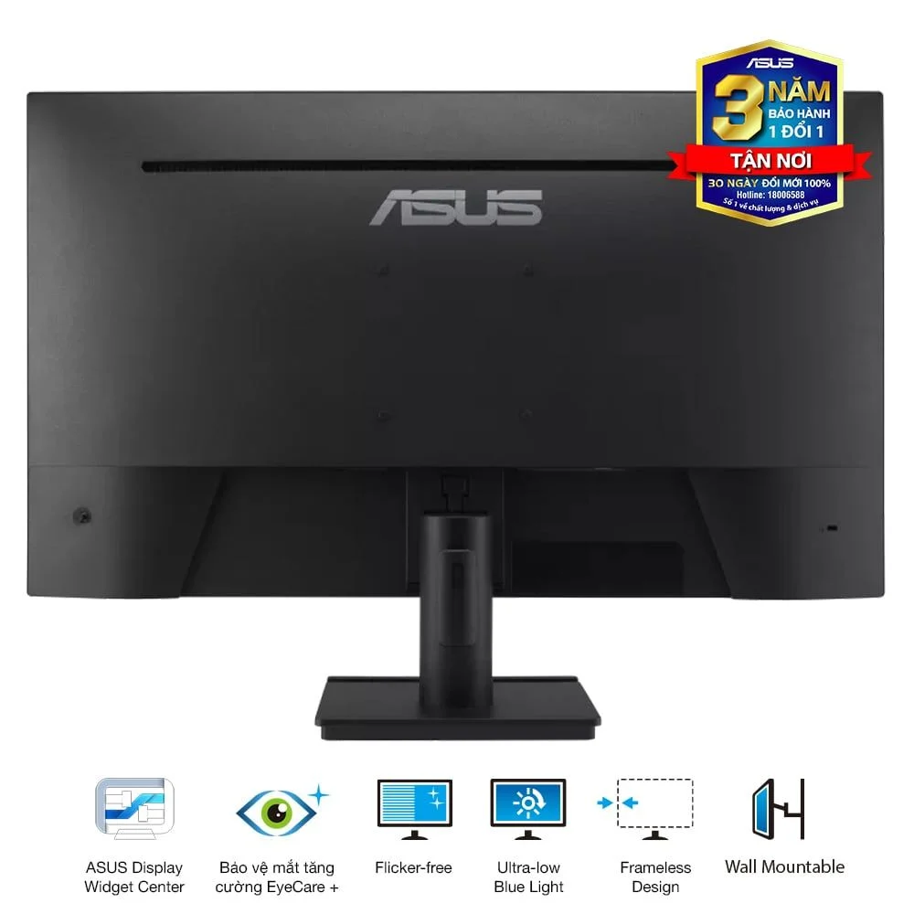 Màn Hình ASUS VA27AQ (27/QHD/75hz/IPS/Speaker)