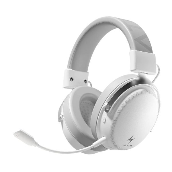 Tai nghe ATK Neptune N9 PRO White eSports Gaming Wireless Headset