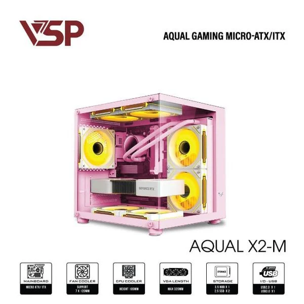 Vỏ Case VSP AQUAL X2-M PINK