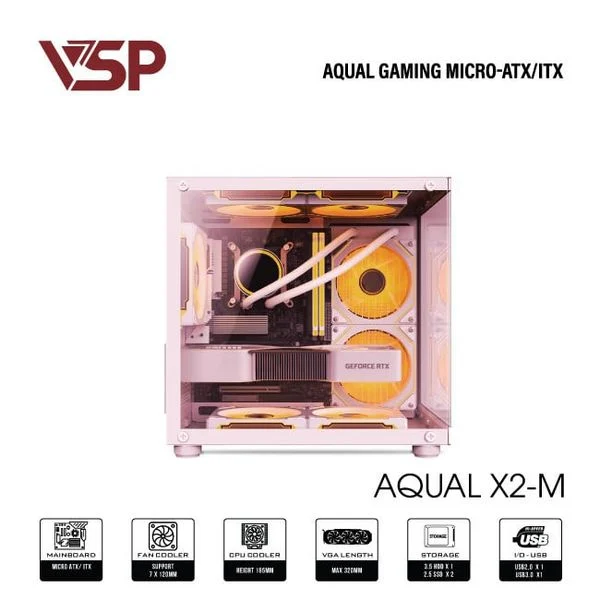 Vỏ Case VSP AQUAL X2-M PINK