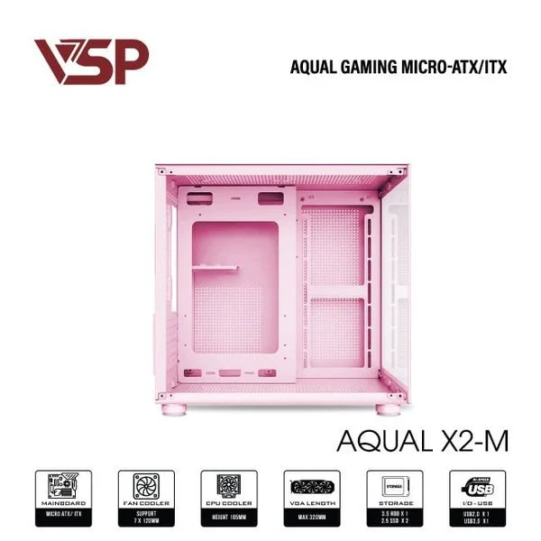 Vỏ Case VSP AQUAL X2-M PINK