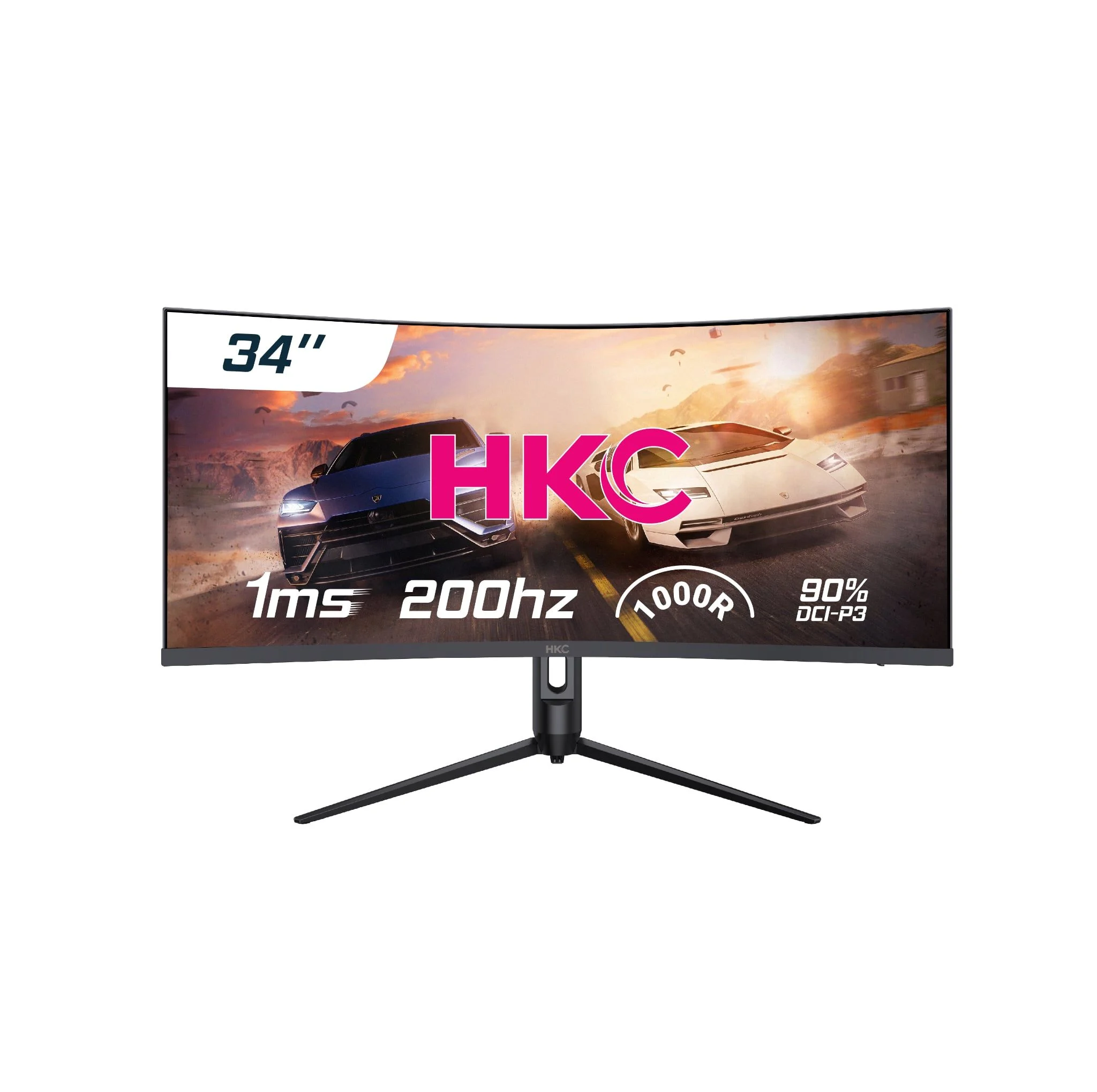 MÀN HÌNH CONG HKC MG34H200 34″ WQHD VA 200Hz – 1ms MPRT – HDR 400 – DCI-P3 90% – Type-C 65W
