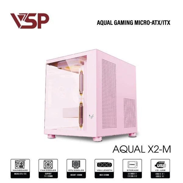 Vỏ Case VSP AQUAL X2-M PINK