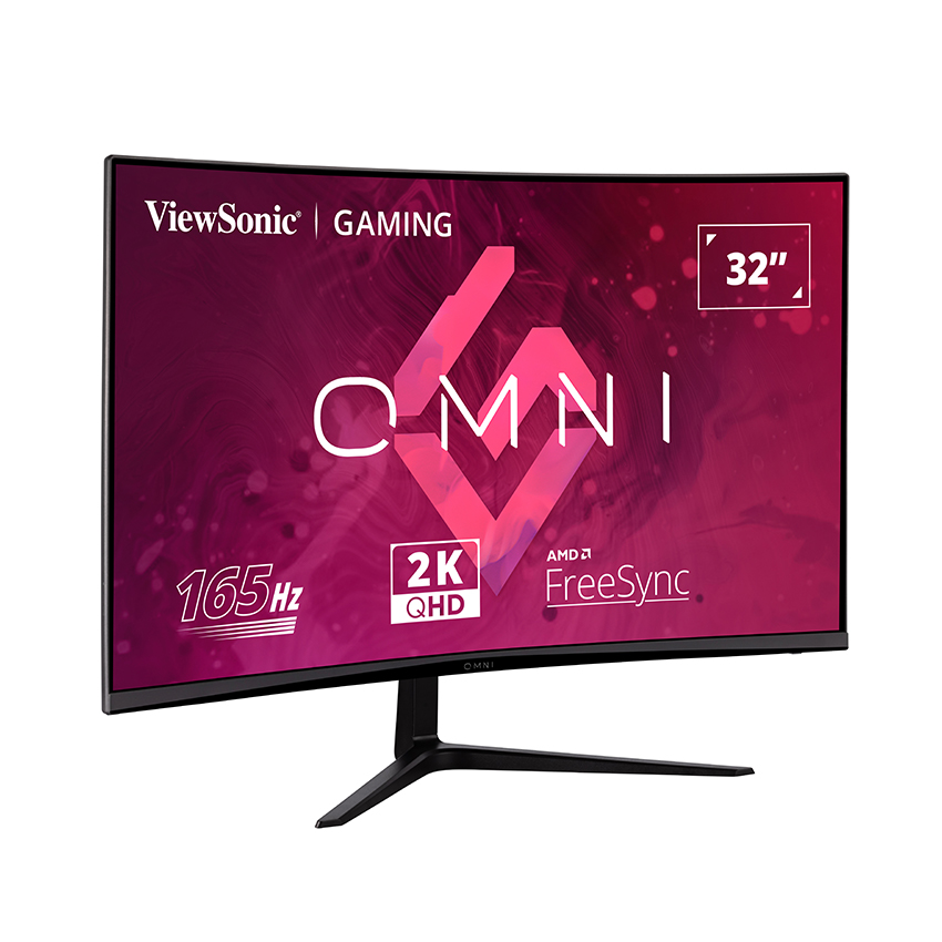 Màn hình ViewSonic VX3218C-2K (31.5 inch/QHD/VA/165Hz/1ms/250nits/HDMI+DP/Cong)