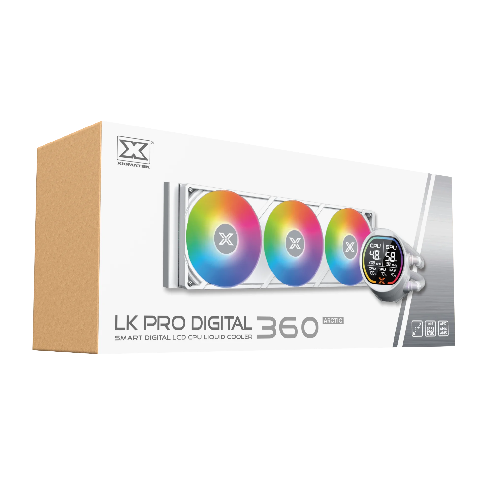 TẢN NHIỆT NƯỚC XIGMATEK LK PRO 360 DIGITAL ARCTIC - EN47411