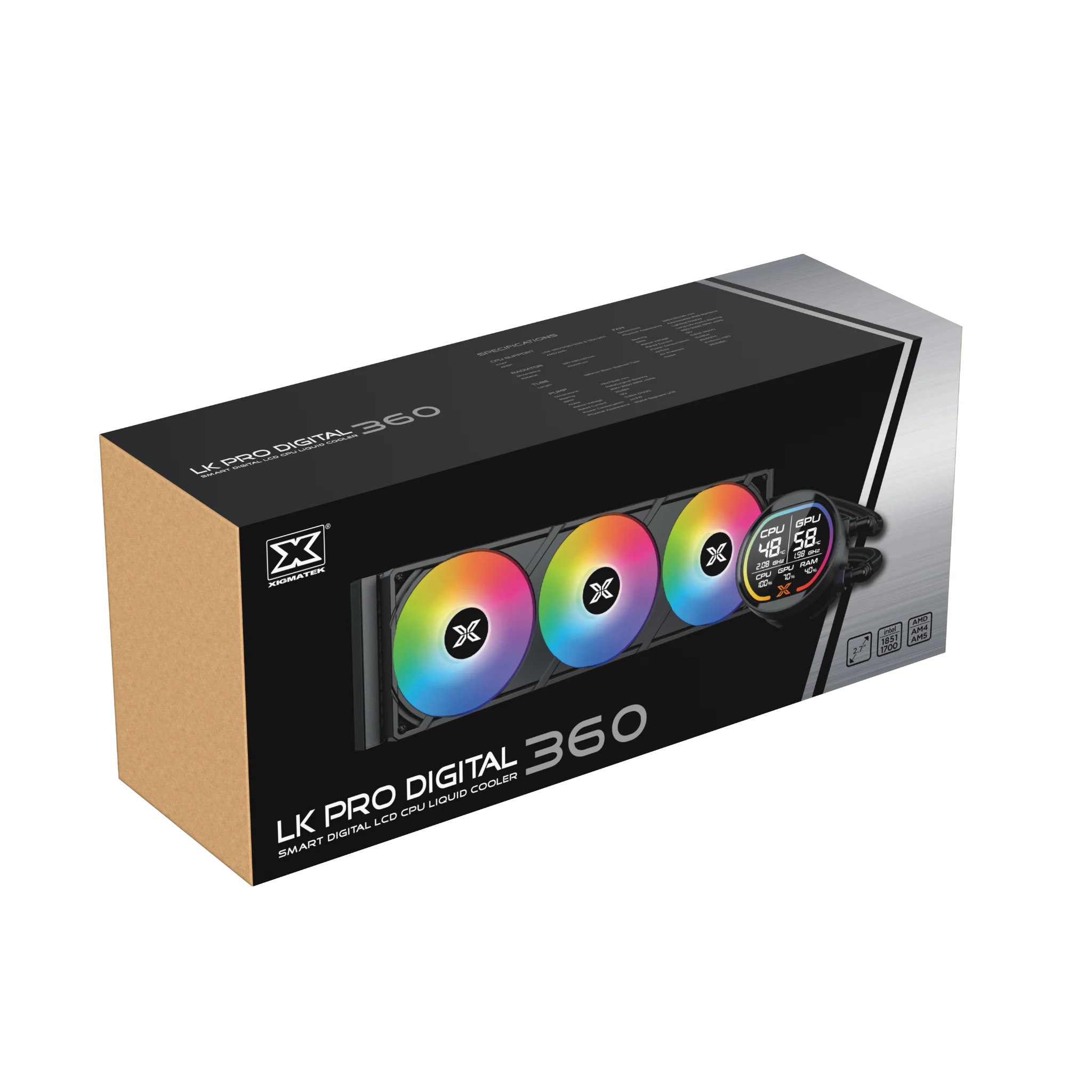 TẢN NHIỆT NƯỚC XIGMATEK LK PRO 360 DIGITAL - EN47404