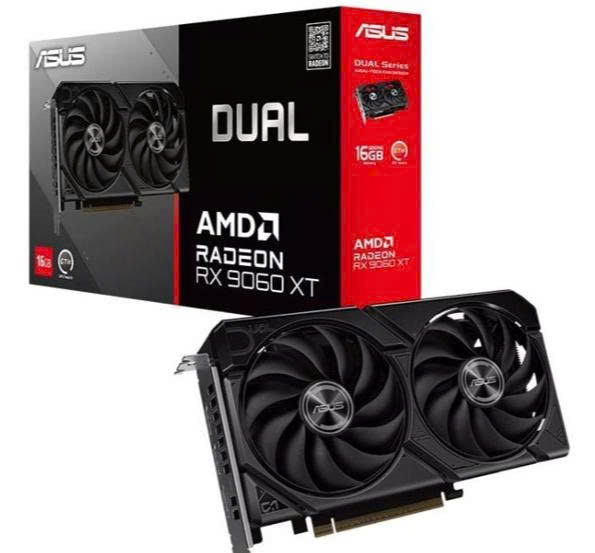 VGA ASUS Dual Radeon RX 9060 XT 16G GDDR6 (DUAL-RX9060XT-16G)