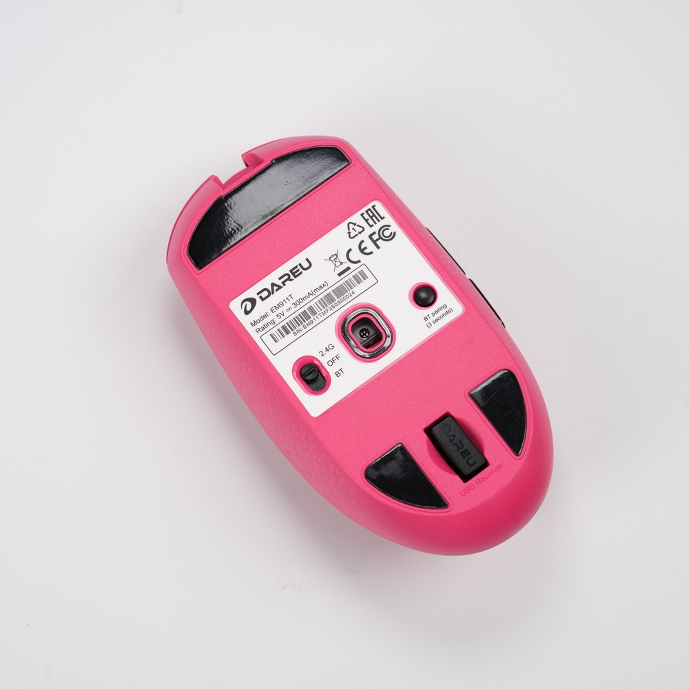 Chuột DareU EM911T Wireless Magenta