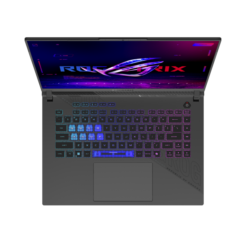 Laptop ASUS ROG Strix G16 G614PP-TS112W (AMD Ryzen 9 8940HX | RTX 5070 | 16 inch WQXGA 300Hz | 16GB | 512GB | Win 11 | Xám)