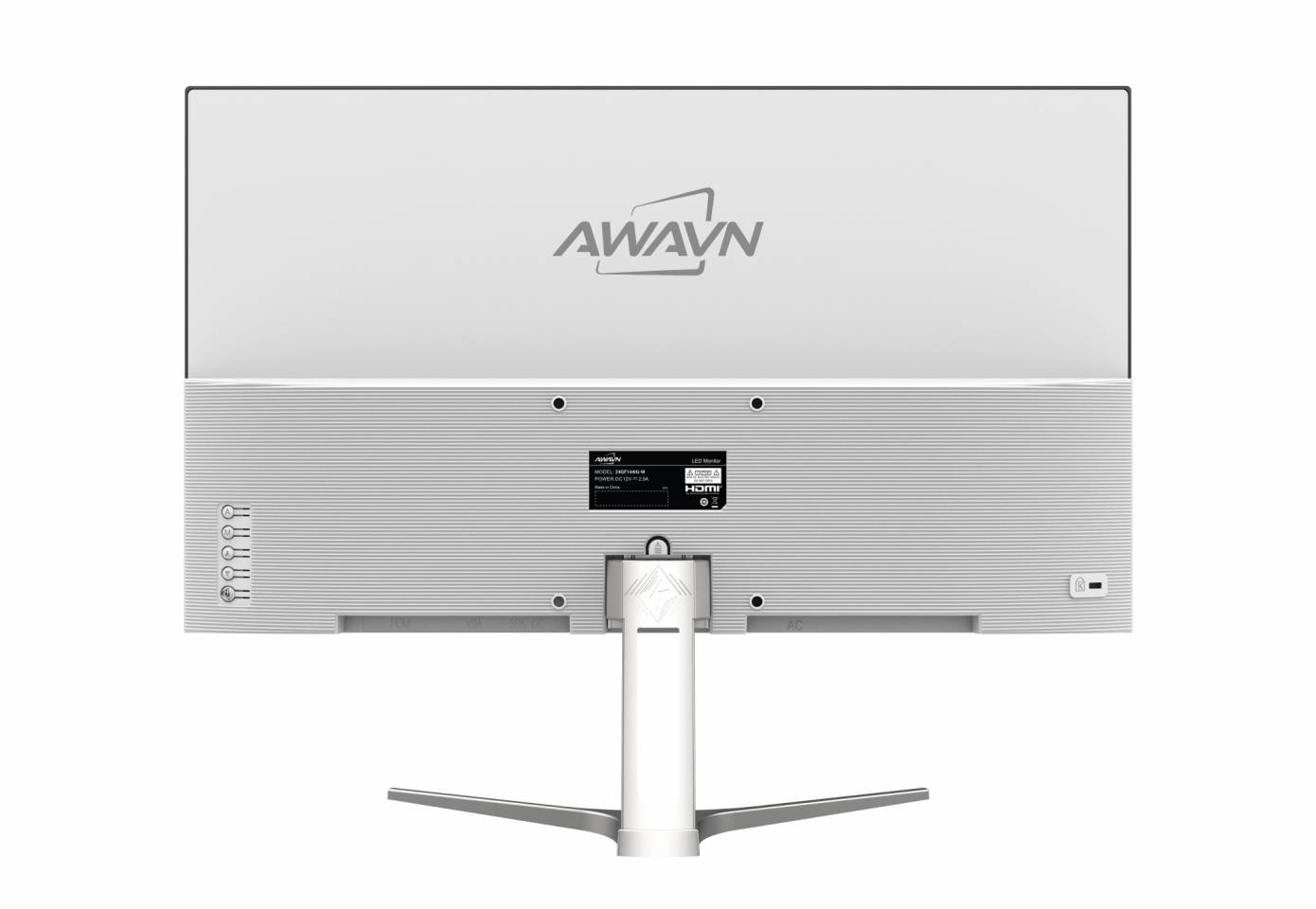 Màn hình AWAVN 24GF144IG-W – 24 inch, FHD, IPS, 144Hz, 1ms, HDMI/VGA, chân V cao cấp, màu trắng