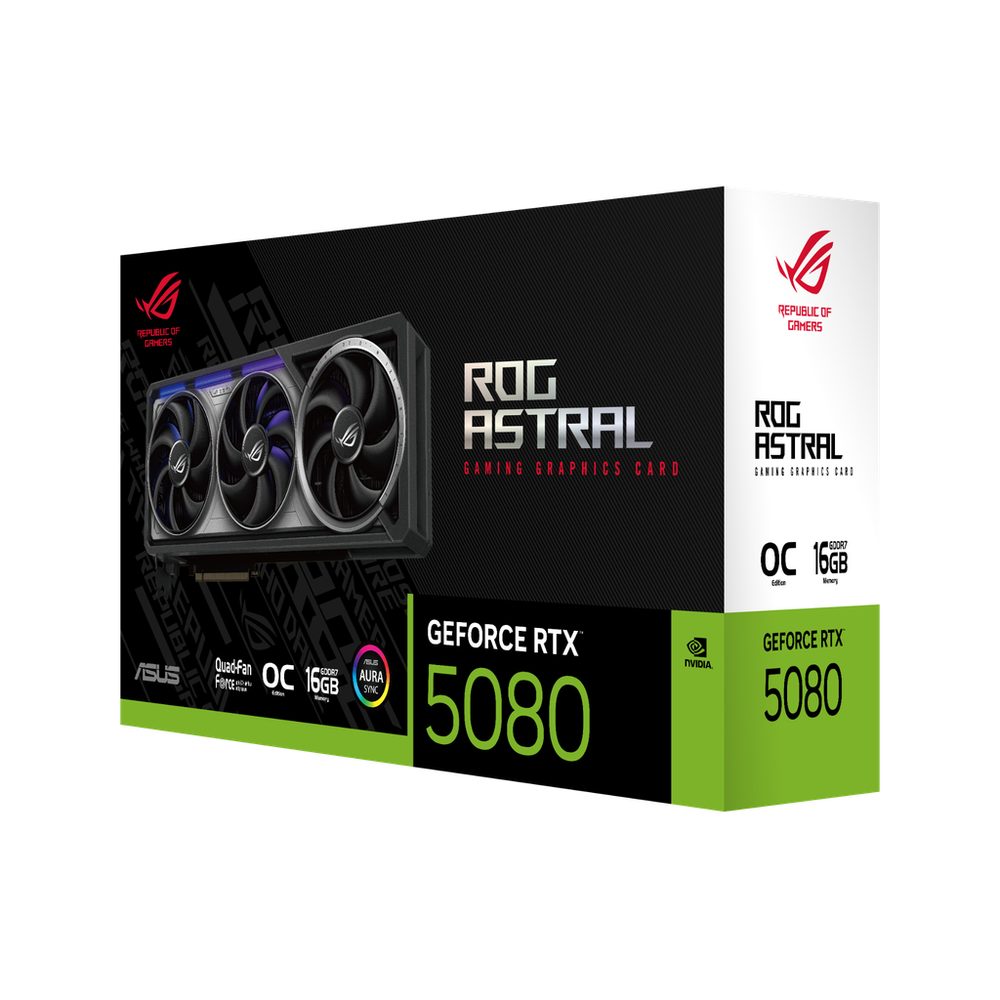 VGA ASUS ROG Astral GeForce RTX 5080 16GB OC GDDR7