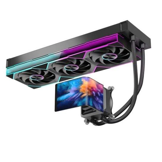 Tản nhiệt nước AIO Leopard Chill ARC 360 LCD Cong | Rad 360mm, Đen