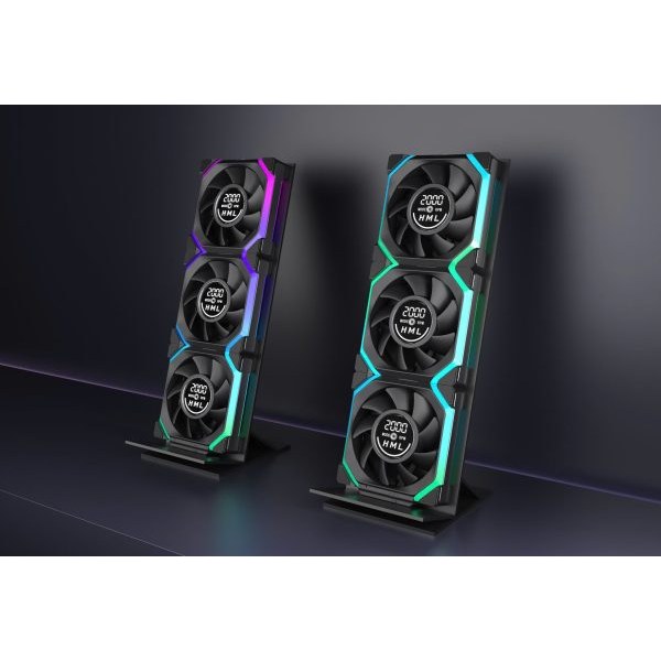 Quạt Leopard Interstellar V4 Kit 3 Fan 120mm ARGB Digital – Đen
