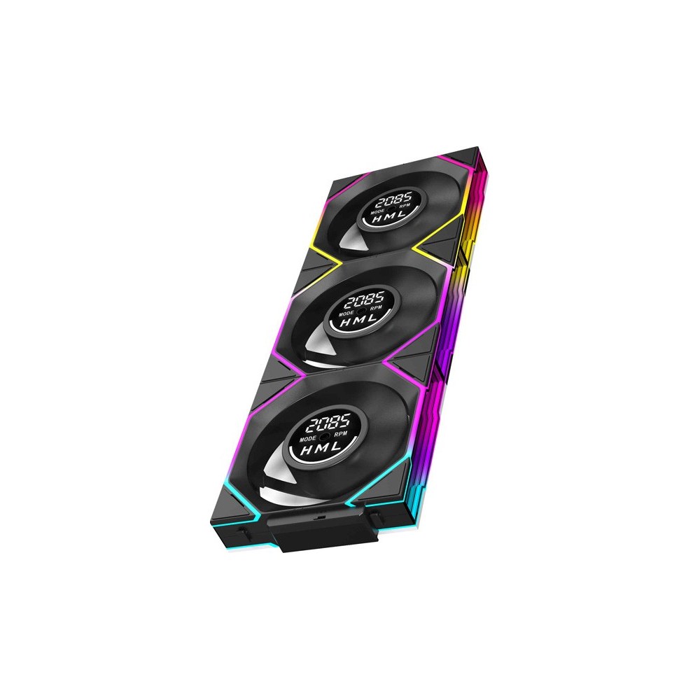Quạt Leopard Interstellar V4 Kit 3 Fan 120mm ARGB Digital – Đen