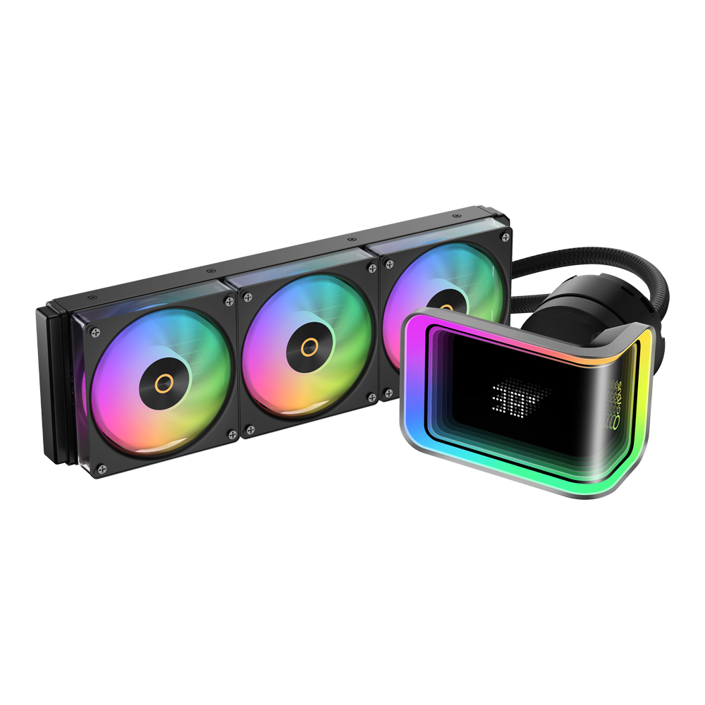 Tản nhiệt nước Ocypus Delta L36 Elite ARGB Digital Đen, Rad 360mm
