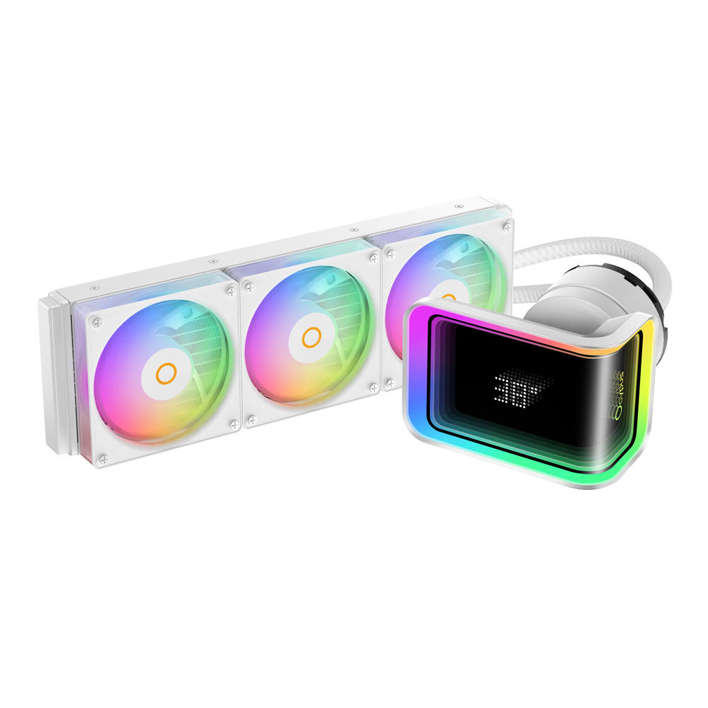 Tản nhiệt nước Ocypus Delta L36 Elite ARGB Digital Trắng, Rad 360mm