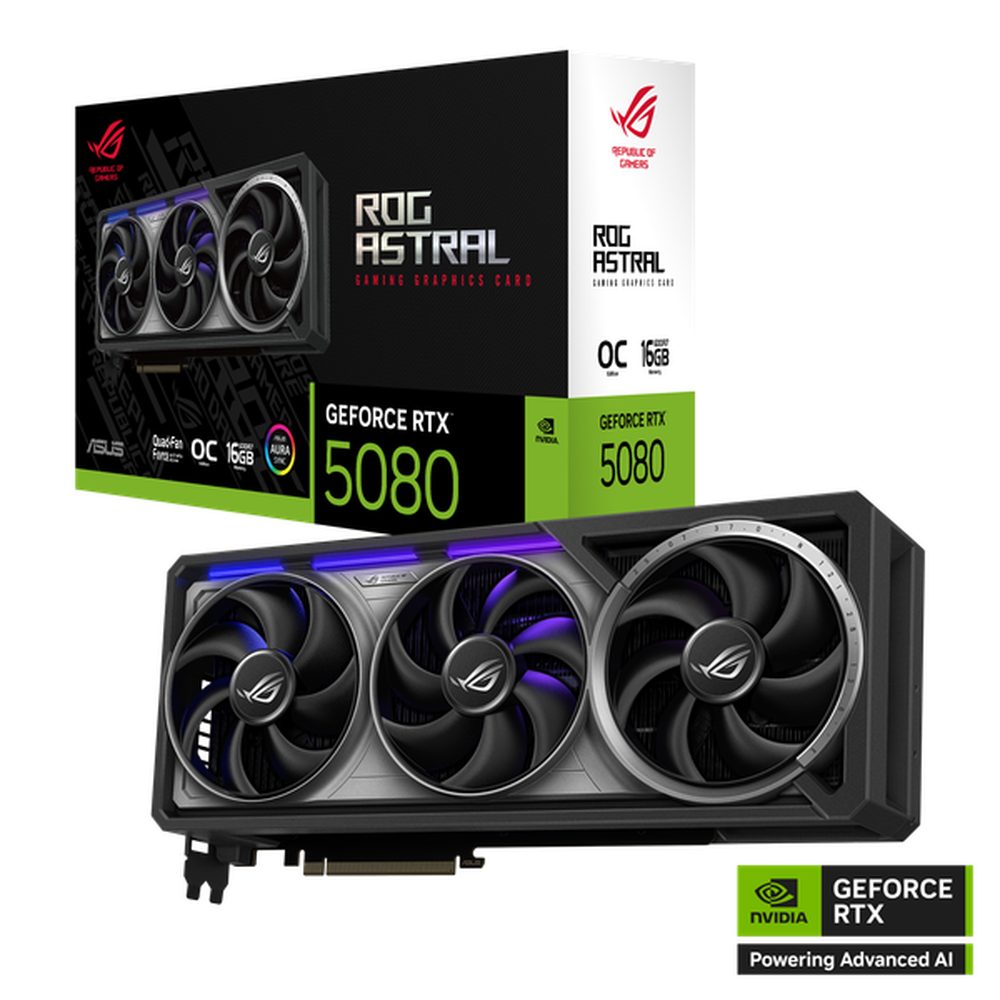 VGA ASUS ROG Astral GeForce RTX 5080 16GB OC GDDR7